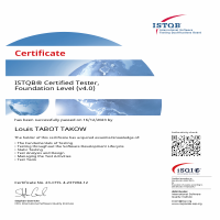ISTQB cert.