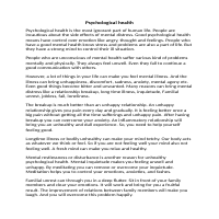 Sample of my writing