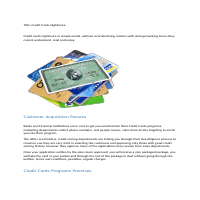 Credit Cards Nightmare