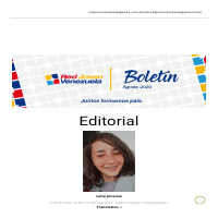 Newsletter Civil Association Red Joven Venezuela