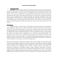 EFAS IFAS AND TOWS STRATEGIC MANAGEMENT PROJECT