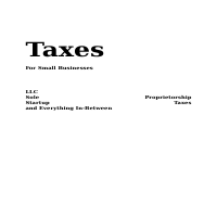 Ebook about taxes