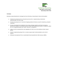 Greenshaw Consulting Portfolio