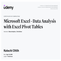 Ms Excel