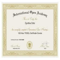 120-Hour TESOL Certificate