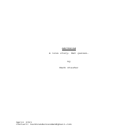 My latest script...