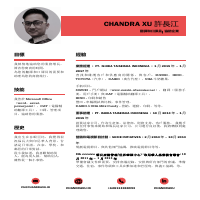 Resume in Chinese
