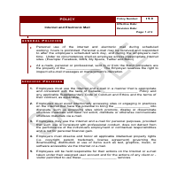 Sample HR Policy Format