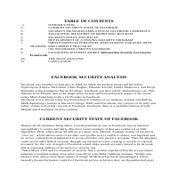 Facebook Security Analysis 
