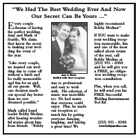 Wedding Entertainment Advertorial