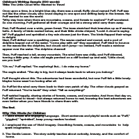 Sample Children's Writing