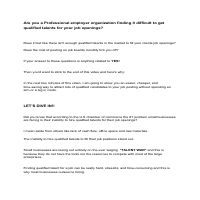 Selected Writing Sample