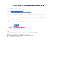 Building Freelancing Brand