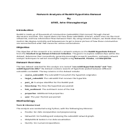 Python: Network Analysis of Reddit Hyperlinks