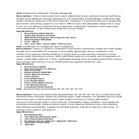 Product Description writing