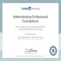 Admin Professional Certifation