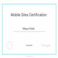 Google Mobile Sites Certification