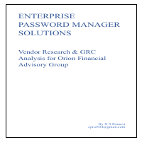 Enterprise Password Manager Research & GRC Recommendations