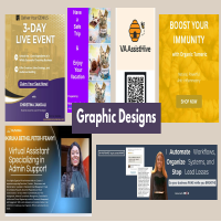 Graphic Designs on Canva