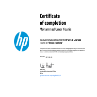Certification: Design Thinking