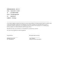 Sample Memo.HR.Admin