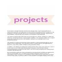 Projects