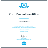 XERO PAYROLL CERT