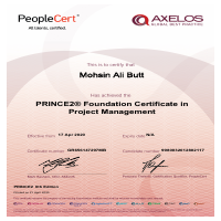 PRINCE 2 Certificate