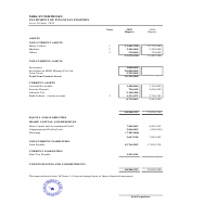 Financial Statement MHK Enterprises