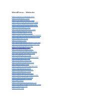 WordPress Website portfolio