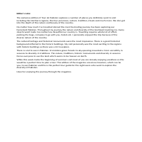 Editor's Note for a Students's Magazine