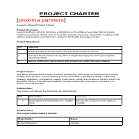 Project charter 