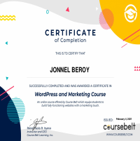 WordPress and Marketing Course