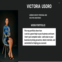 This portfolio showcases my skills as a Virtual Assistant