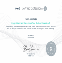 Yext Certified Professional