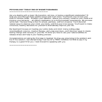 Therapist Bio For Magazine
