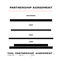 Sample of Partnership Agreement I Prpeared