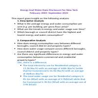 The written report for the Insights anove