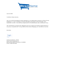 certificate of employment