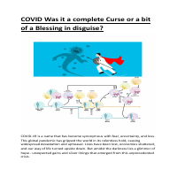 Article Writing Demo- COVID 19 