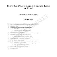 How-To...Google Search.. - EBook