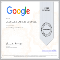 Technical Support Certificate