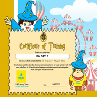 H5 training Certificate
