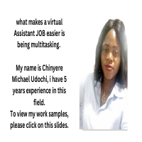 Admin/Virtual Assistant Work Samples 