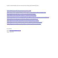 Content Work Samples
