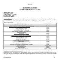 Educational Psychological Evaluation