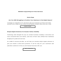 Website Copywriting