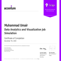 Data Analytcs Certificate
