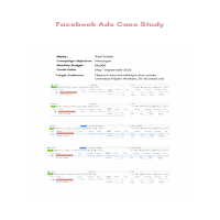Facebook and Tiktok Ads Case Study