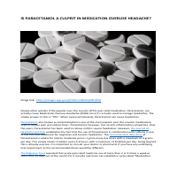 Medication and Health 